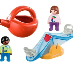 Playmobil 1.2.3 Balancín Acuático con Regadera