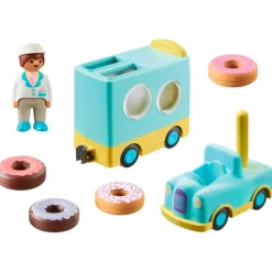 Playmobil 1.2.3 Camión de Donut