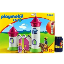 Playmobil 1.2.3 Castillo con Torre Apilable