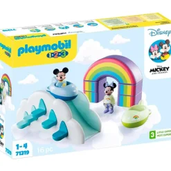 Playmobil 1.2.3 Disney Mickey y Minnie Casa Nubes