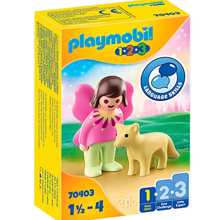 Playmobil 1.2.3 Hada con Zorro