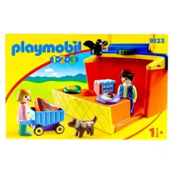 Playmobil 1.2.3 Mercado Maletín