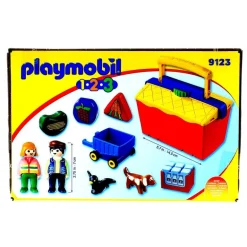 Playmobil 1.2.3 Mercado Maletín