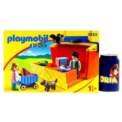 Playmobil 1.2.3 Mercado Maletín
