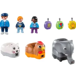 Playmobil 1.2.3 Mi Tren de Animales