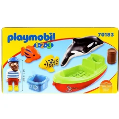 Playmobil 1.2.3 Pescador con Bote