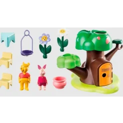 Playmobil 1.2.3 Winnie the Pooh Casa Árbol