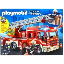 Playmobil Action Camión Grúa de Bomberos Escalera
