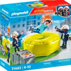 Playmobil Action Heroes Bomberos con Colchoneta