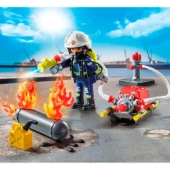 Playmobil Action Heroes Bombero con Bomba de Agua