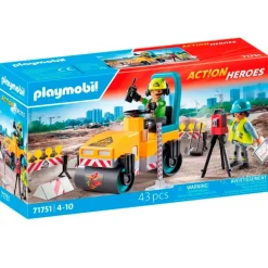 Playmobil Action Heroes Construcción de Carreteras