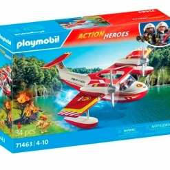 Playmobil Action Heroes Hidroavión de Bomberos