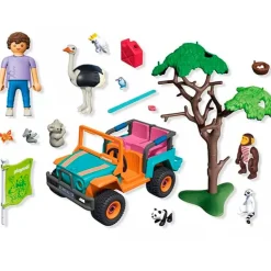 Playmobil Animals & Friends Vehículo Todoterreno Colores