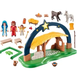 Playmobil Christmas Belén con Luz