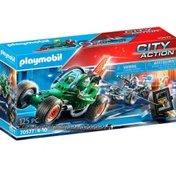 Playmobil City Action Kart Persecución Caja Fuerte