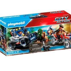 Playmobil City Action Policía Persecución Tesoro