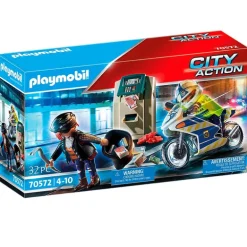 Playmobil City Action Policía Persecución Ladrón