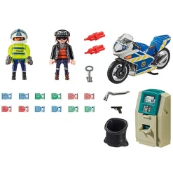 Playmobil City Action Policía Persecución Ladrón