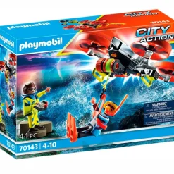 Playmobil City Action Rescate Marítimo con Dron