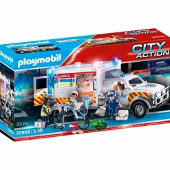 Playmobil City Action Vehículo US Ambulancia