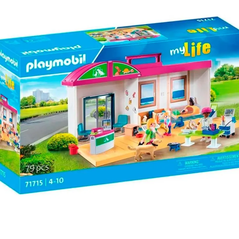 Playmobil City Life Clínica Veterinaria Maletín