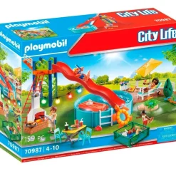 Playmobil City Life Fiesta Piscina con Tobogán