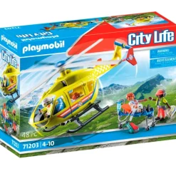 Playmobil City Life Helicóptero de Rescate