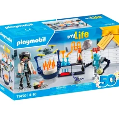 Playmobil City Life Investigador con Robots