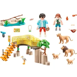 Playmobil City Life Leones con Recinto Exterior
