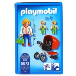 Playmobil City Life Mamá con Carrito de Gemelos