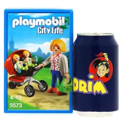 Playmobil City Life Mamá con Carrito de Gemelos