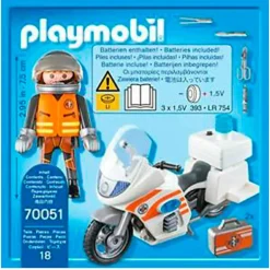 Playmobil City Life Moto de Emergencias