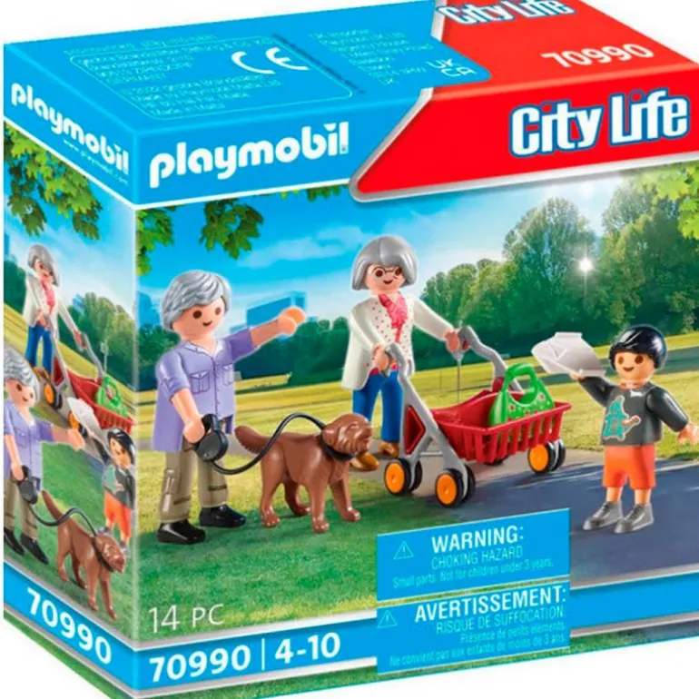 Playmobil City Life Pack Abuelos y Nieto