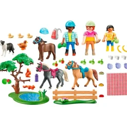 Playmobil Country Excursión de Pícnic con Caballos