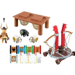 Playmobil Dragons Bocón con Lanzadera de Ovejas