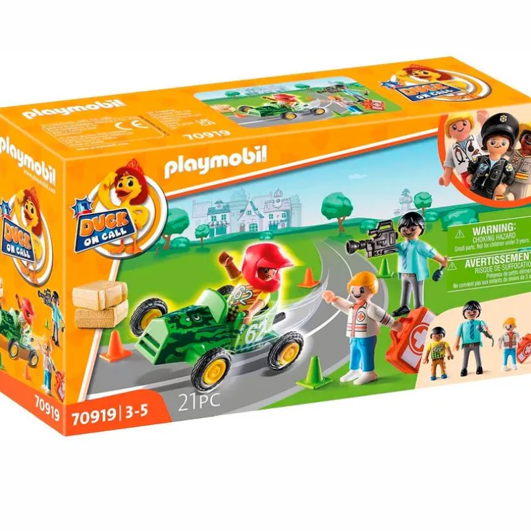 Playmobil Duck on Call Ayuda Piloto Carreras!