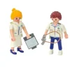 Playmobil Duo Pack Azafata y Capitán de Crucero
