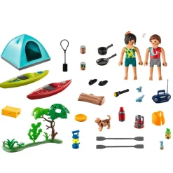 Playmobil Family Fun Camping con Hoguera