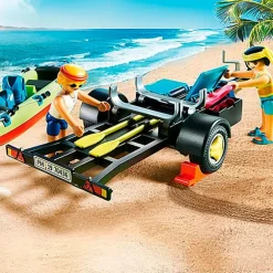 Playmobil Family Fun Coche de Playa con Canoa