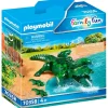 Playmobil Family Fun Cocodrilos con Bebé