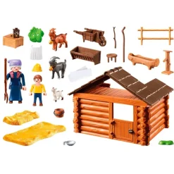 Playmobil Heidi Establo de Cabras de Pedro