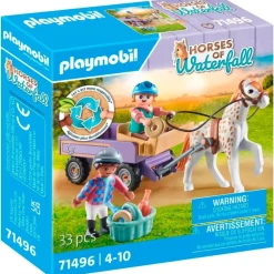Playmobil Horses of Waterfall Carruaje Poni