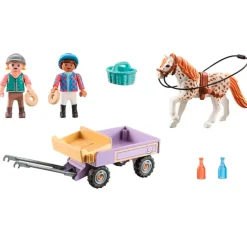 Playmobil Horses of Waterfall Carruaje Poni