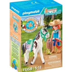 Playmobil Horses of Waterfall Ellie y Sawdust