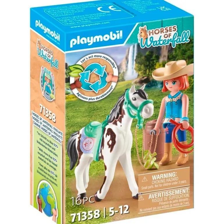 Playmobil Horses of Waterfall Ellie y Sawdust