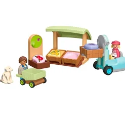 Playmobil Junior Puesto Ecológico y Carretilla