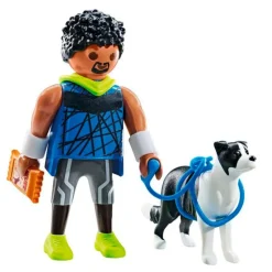 Playmobil My Life Corredor con Border Collie