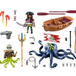 Playmobil Pirates Batalla con Pulpo Gigante