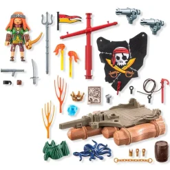 Playmobil Pirates Bote Pirata con Tesoro