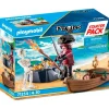 Playmobil Pirates Pirata con Bote de Remos